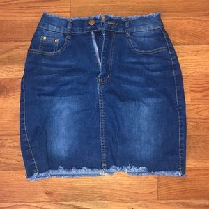 Jean skirt